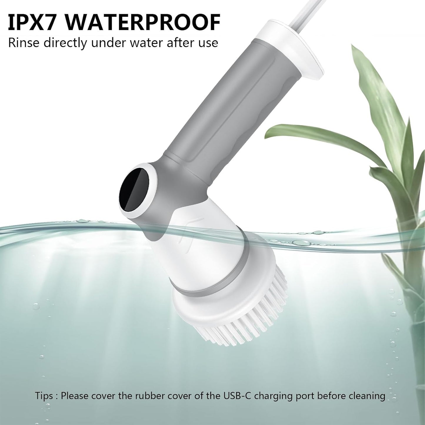 Handheld Electric Dish Scrubber