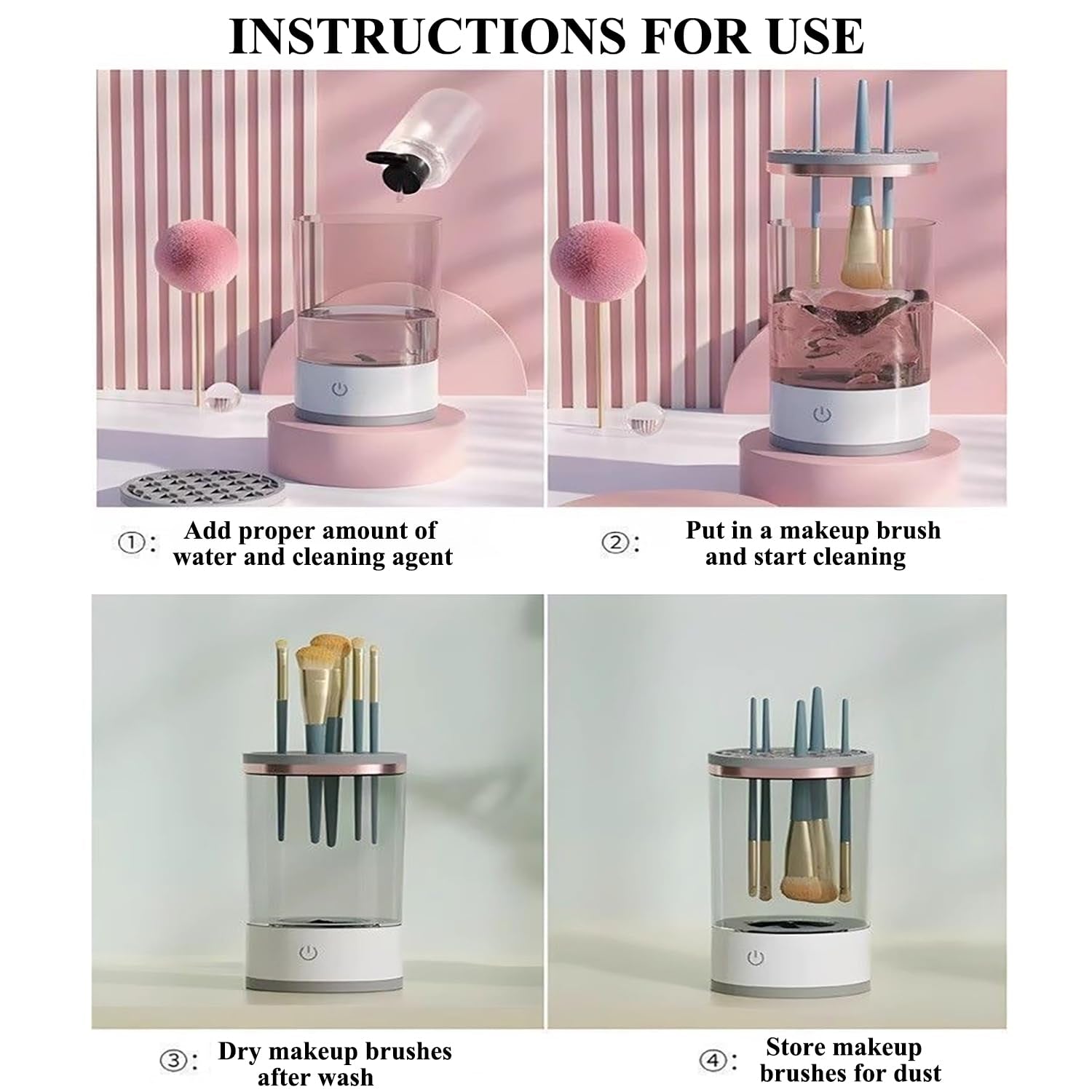Electric Makeup Brush Cleaner